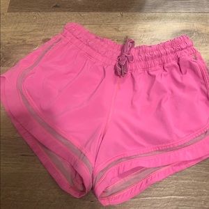 RARE* Lululemon speed shorts with mesh sides